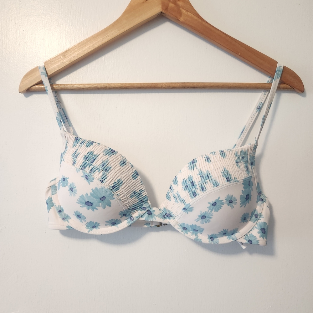 True Craft White and Blue Bikini Swimwear